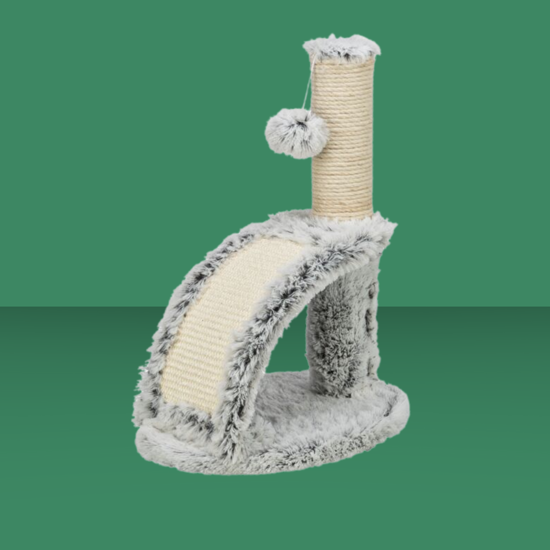Jute Post Plush Cat Scratching Board