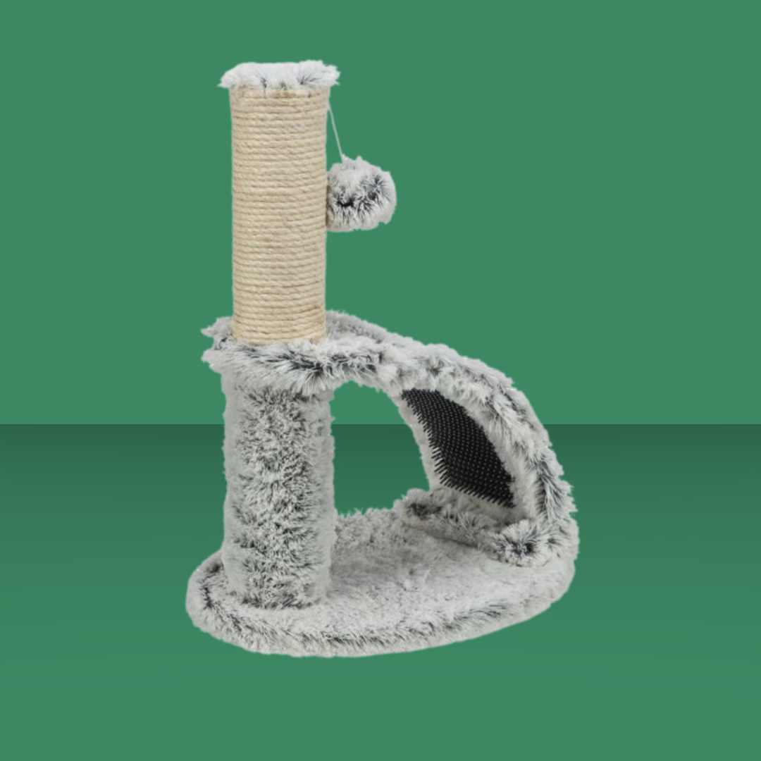Jute Post Plush Cat Scratching Board