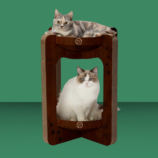 Cat Scratcher Tower Dark Cherry