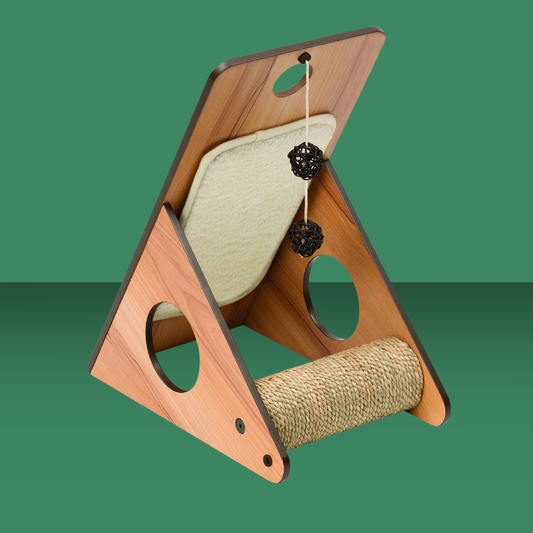 Walnut Cat Climbing Frame