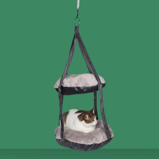 Pet double recliner gray